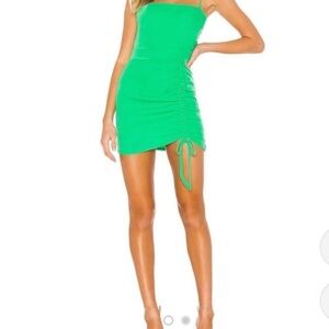 Superdown Ruched Mini Dress XXS